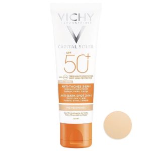 کرم ضد آفتاب کپتال سلیل بی رنگ ویشی SPF50بیزینس کالا