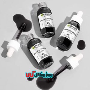 سرم لایه بردار زغال گارنیر AHA+BHA حجم ۳۰ میل