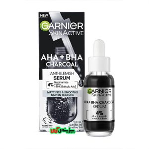 سرم لایه بردار زغال گارنیر AHA+BHA حجم ۳۰ میل