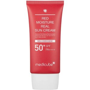 کرم ضد آفتاب red moisture real مدی کیوب Medicube مرطوب کننده